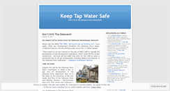 Desktop Screenshot of keeptapwatersafe.org